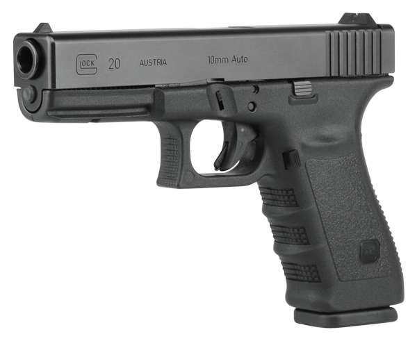 Glock 20SF 10MM 4.60" 15Rds 2 Mags Short Frame Matte Black