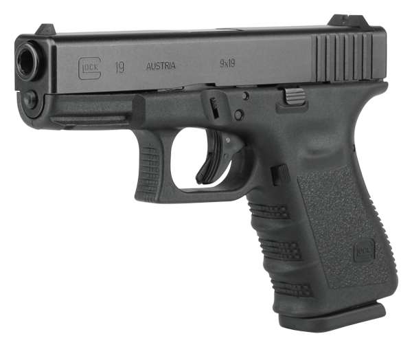 Glock 19 Gen3 9MM 4.02" 10Rds 2 Mags CA Compliant Matte Black