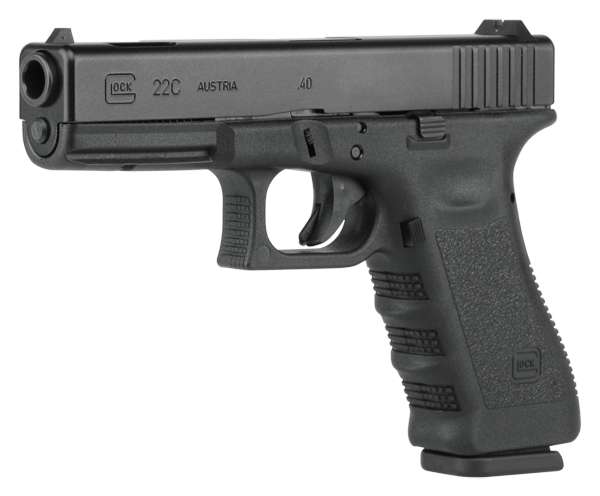 Glock 22C Gen3 40SW 4.49" 15Rds 2 Mags Matte Black