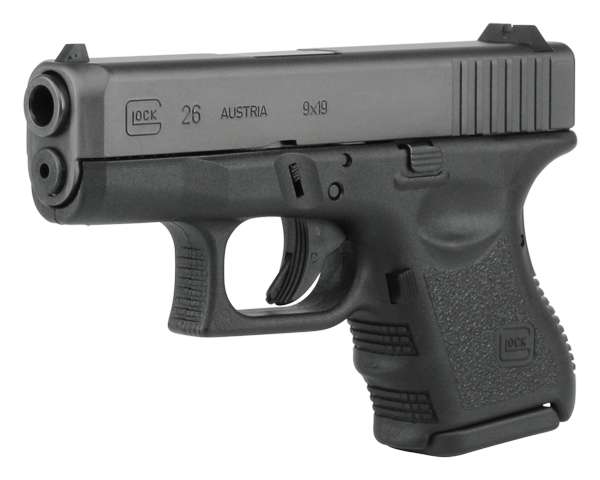 Glock 26 Gen3 9MM 3.43" 10Rds 2 Mags CA Compliant Matte Black