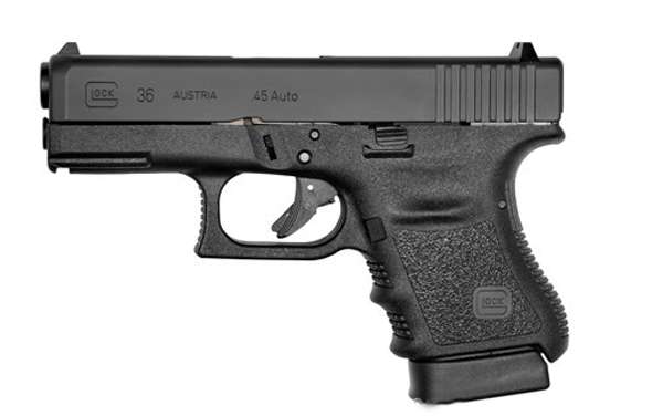 Glock 36 Gen3 45ACP 3.77" 6Rds 2 Mags Matte Black