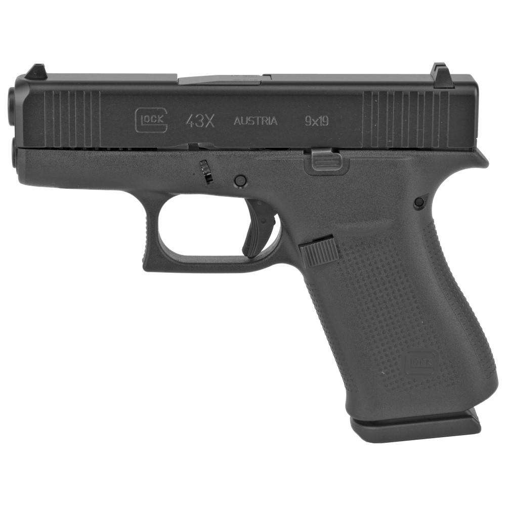 Glock 43X 9MM 3.41" 10Rds 2 Mags Rebuilt Matte Black