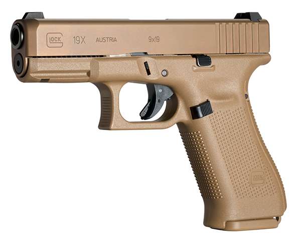 Glock 19X 9MM 4.02" 19Rds 3 Mags Rebuilt Matte Coyote