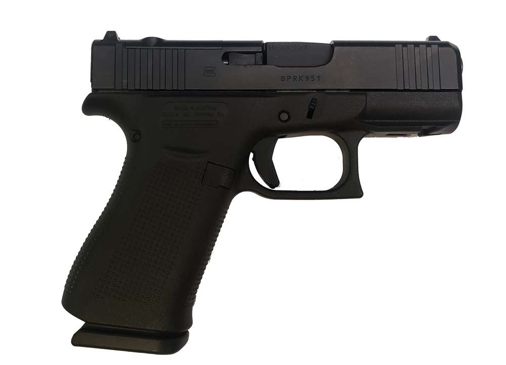 Glock 43X MOS 9MM 3.41" 10Rds 2 Mags nDLC Black