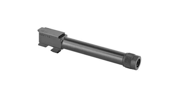 Glock 17 Threaded Barrel 9MM 13.5X1LH Thread Pitch Black