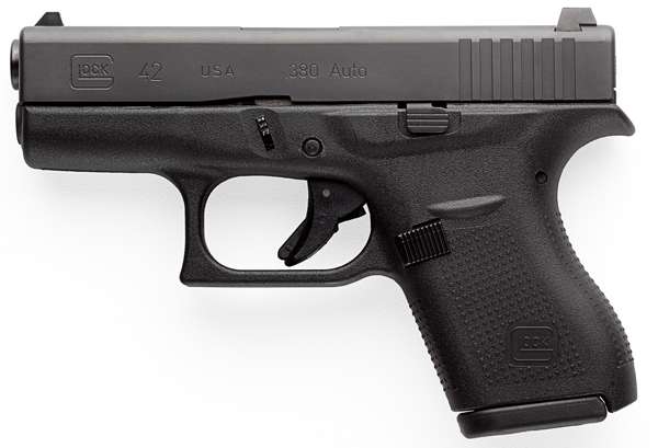 Glock 42 Gen3 380ACP 3.25" 6Rds 2 Mags Matte Black