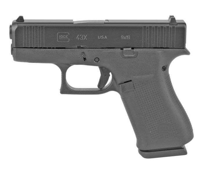 Glock 43X 9MM 3.41" 10Rds 2 Mags Matte Black