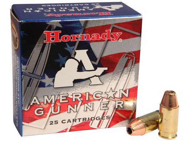 Hornady 90104 American Gunner  380 ACP 90 gr XTP Hollow Point 25 Bx/ 10 Cs