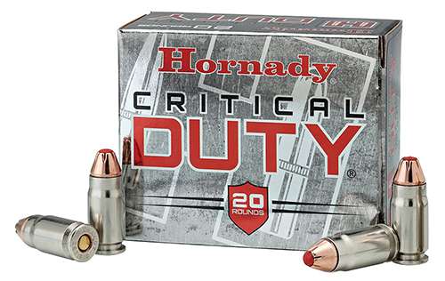 Hornady 90236 Critical Duty  9mm Luger 135 gr FlexLock 25 Bx/ 10 Cs