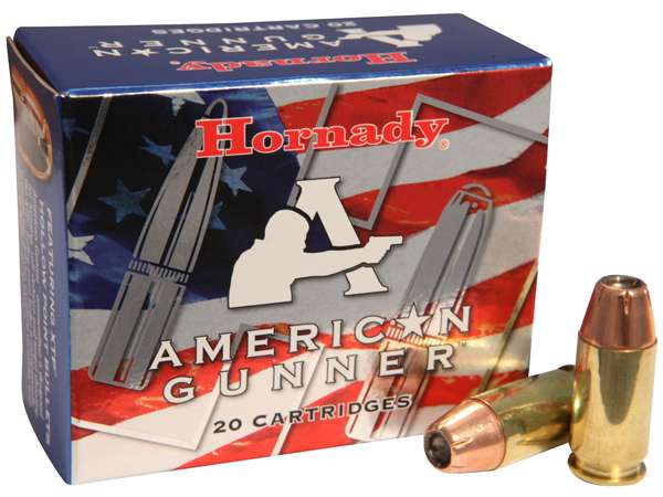 Hornady 90904 American Gunner  45 ACP 185 gr XTP Hollow Point 20 Bx/ 10 Cs