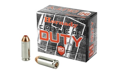 Hornady 91256 Critical Duty  10mm Auto 175 gr FlexLock 20 Bx/ 10 Cs