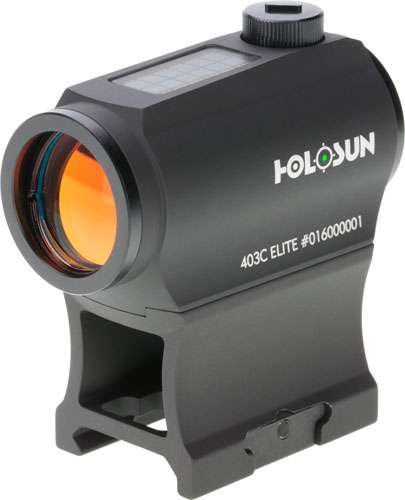 Holosun Technologies Elite Green Dot, 2MOA Dot, Fits 1913 Picatinny Rail, Black