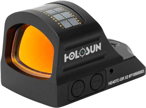 Holosun Technologies, Green Dot, 2 MOA, Black