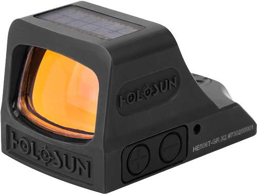 Holosun Technologies 508T-GR-X2, Green Dot, 32 MOA Ring & 2 MOA Dot, Black