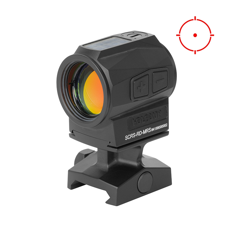 Holosun SCRS Multi-Reticle 65MOA Red Circle & 2MOA Dot Rifle Solar-Charging Reflex Sight SCRS-RD-MRS