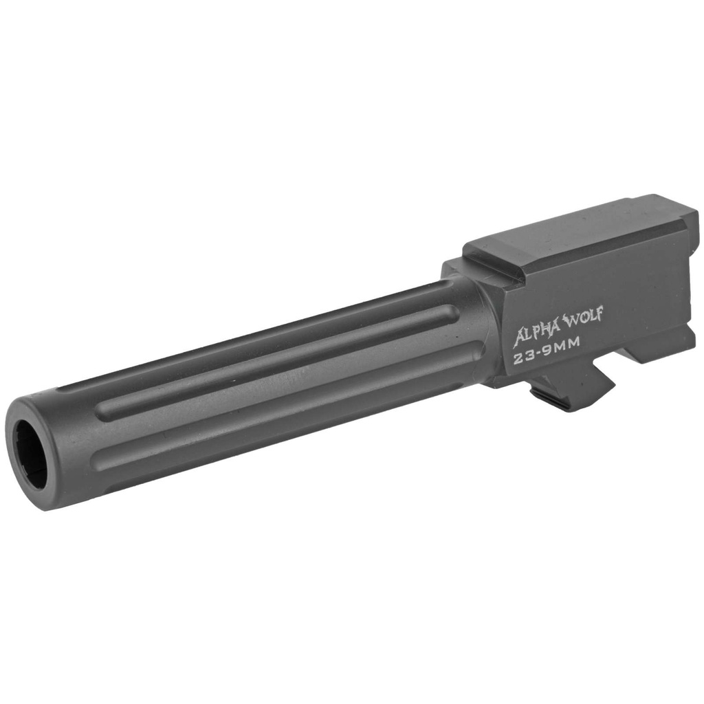 Lone Wolf AlphaWolf Barrel Glock 23/32 9mm Conversion Fluted Black