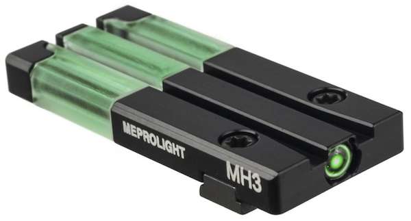 Mepro Sig Sauer 9/.357 FT Bullseye Fiber & Tritium Night Sights, Green