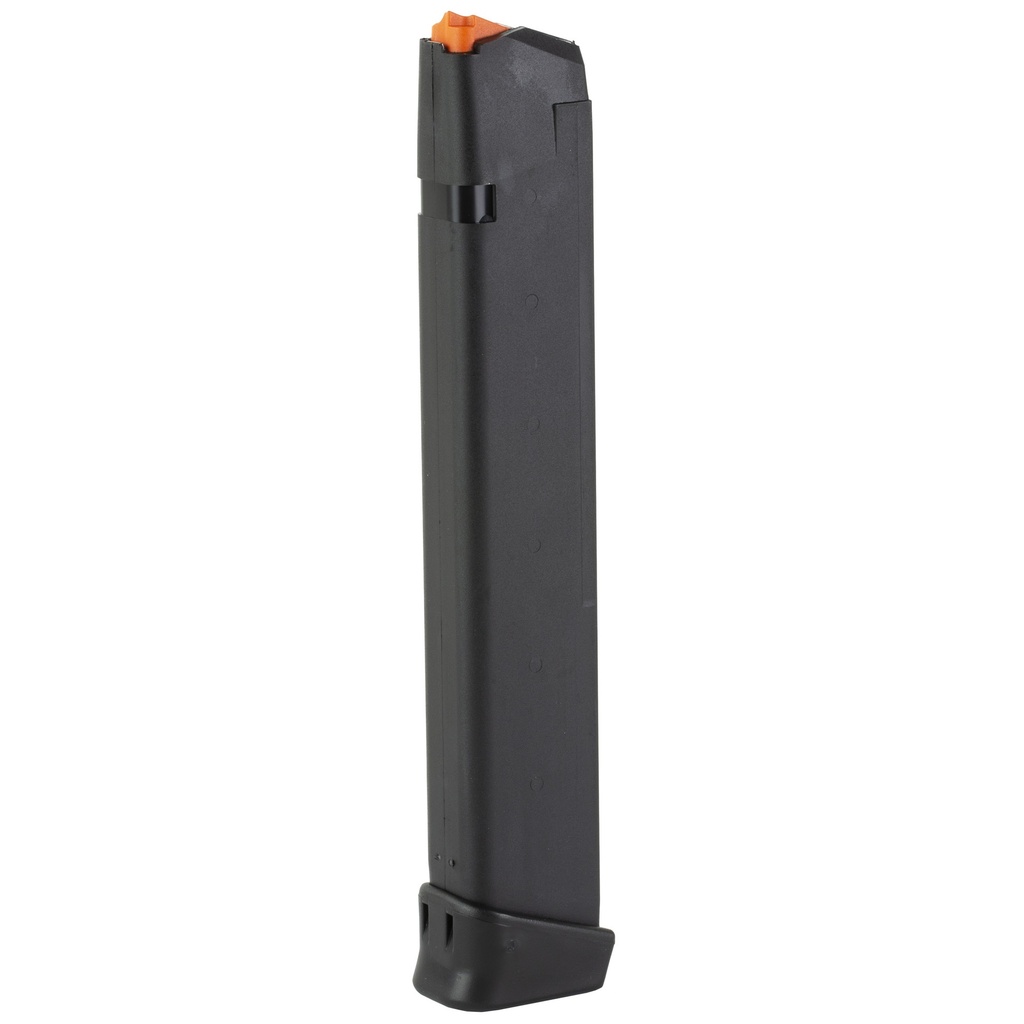 Glock 17/34 Magazine 9MM 33Rds Detachable Orange Follower Black