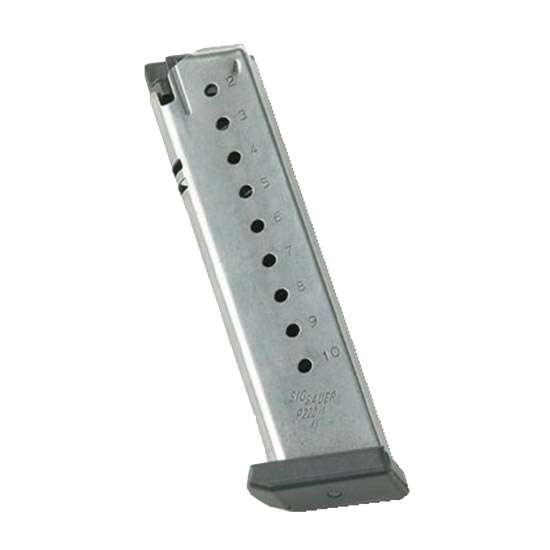 Sig Sauer P220 .45 ACP 10 Round Magazine, Stainless