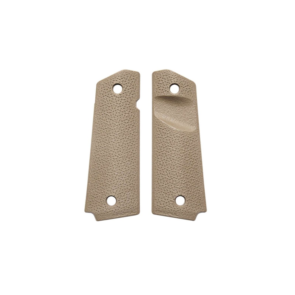 Magpul MOE 1911 Grip Panels TSP Texture Magazine Release Cut-Out FDE