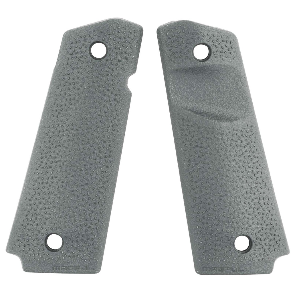 Magpul MOE 1911 Grip Panels TSP Magazine Release Cut-out Gray