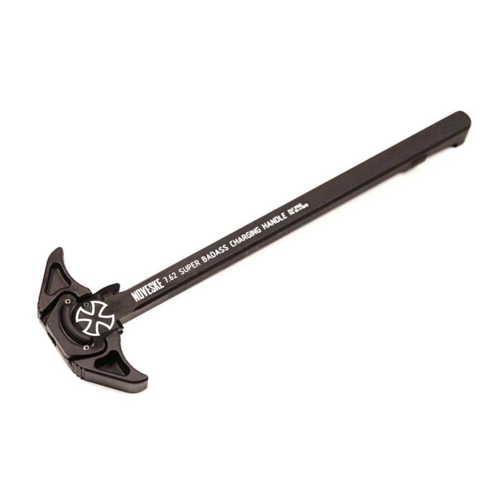 Noveske Super Badass Ambidextrous 7.62 Charging Handle, Black Hardcoat Anodized 7075 Aluminum