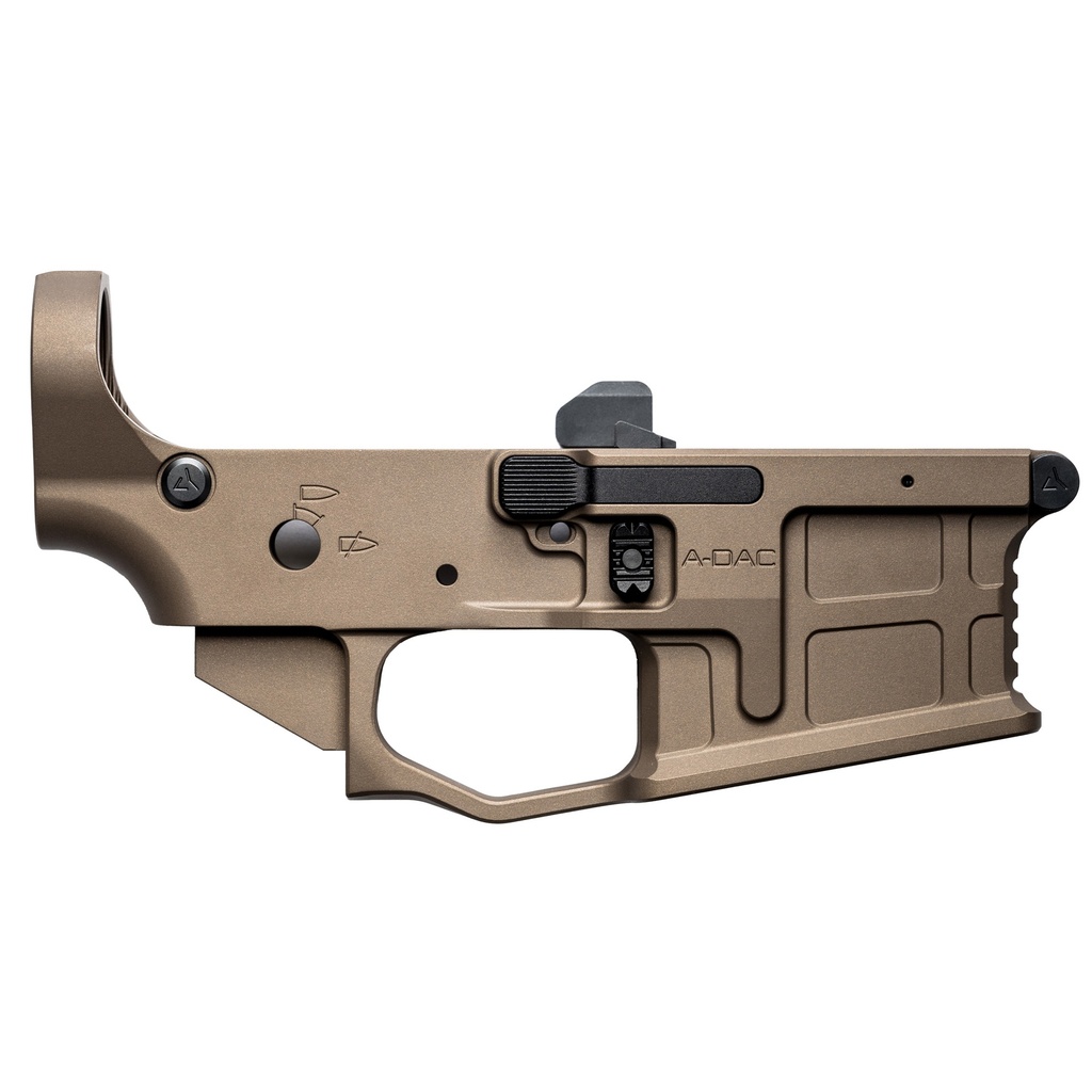 Radian Weapons Stripped Billet Lower 556 NATO Talon Ambi, Brown