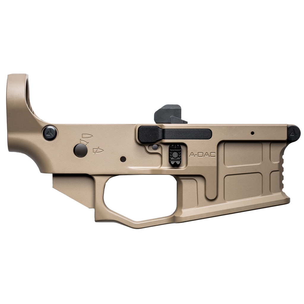 Radian Weapons Stripped Billet Lower 556 NATO Talon Ambi, FDE