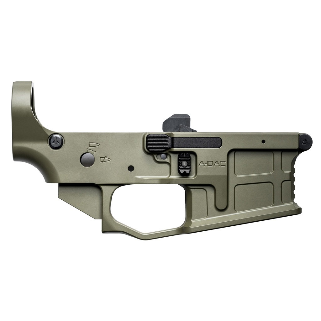 Radian Weapons Stripped Billet Lower 556 NATO Talon Ambi, OD Green