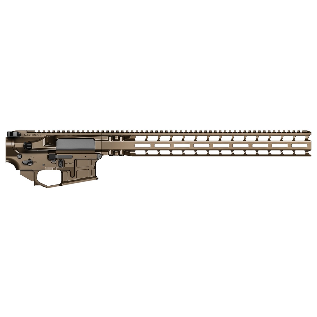 Radian Weapons Billet Upper/Lower Set 556 NATO 17" MLOK Ambi, Brown