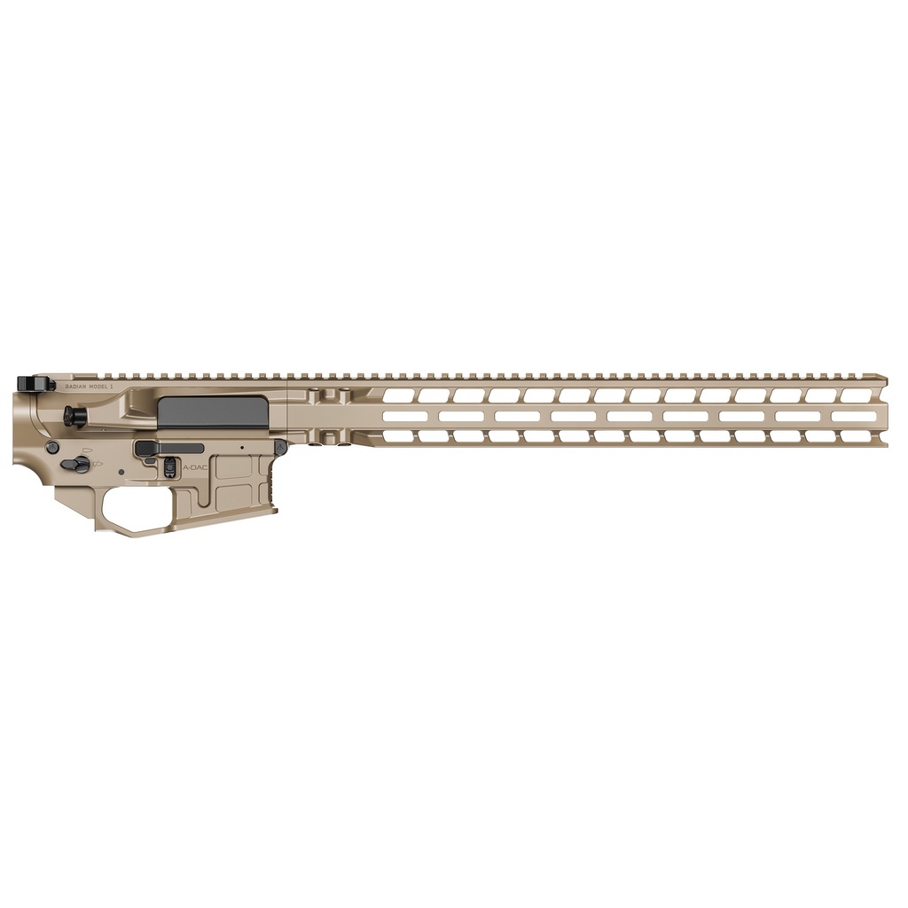 Radian Weapons AX556 Billet Upper/Lower Set 556 NATO 17" MLOK Ambi, FDE