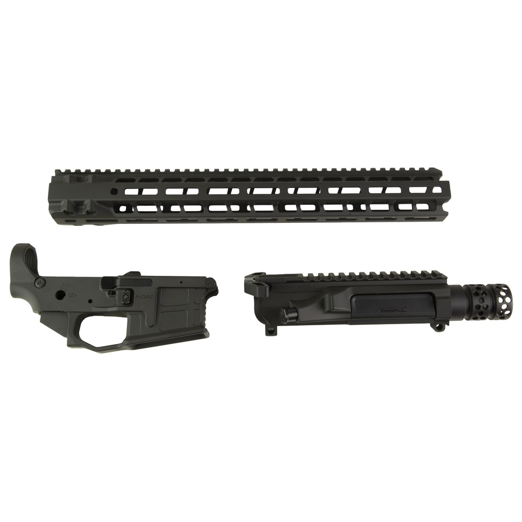 Radian Weapons Billet Upper/Lower Set 556 NATO 15.5" MLOK Ambi, Black