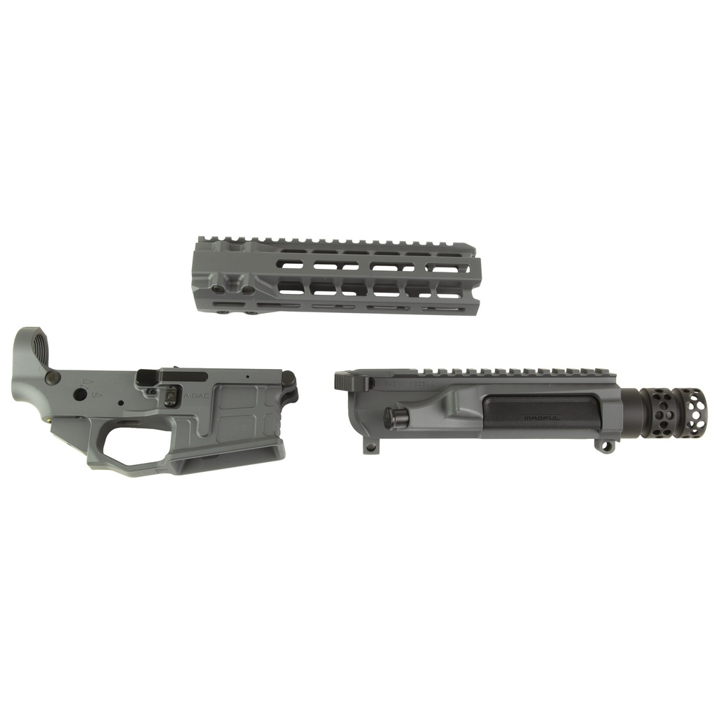 Radian Weapons Billet Upper Set 556 NATO 8.5" MLOK Ambi, Gray