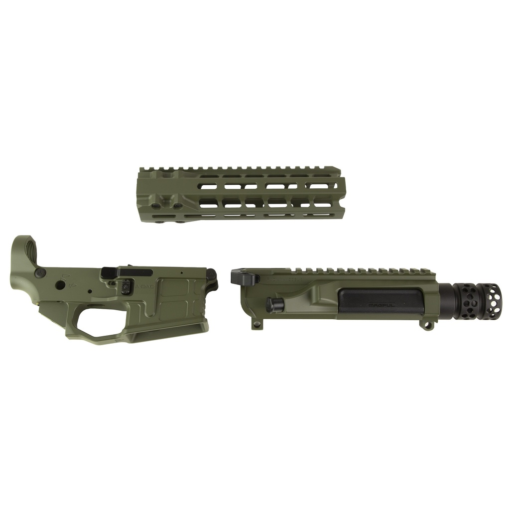 Radian Weapons Billet Upper/Lower Set 556 NATO 8.5" MLOK Ambi, OD Green