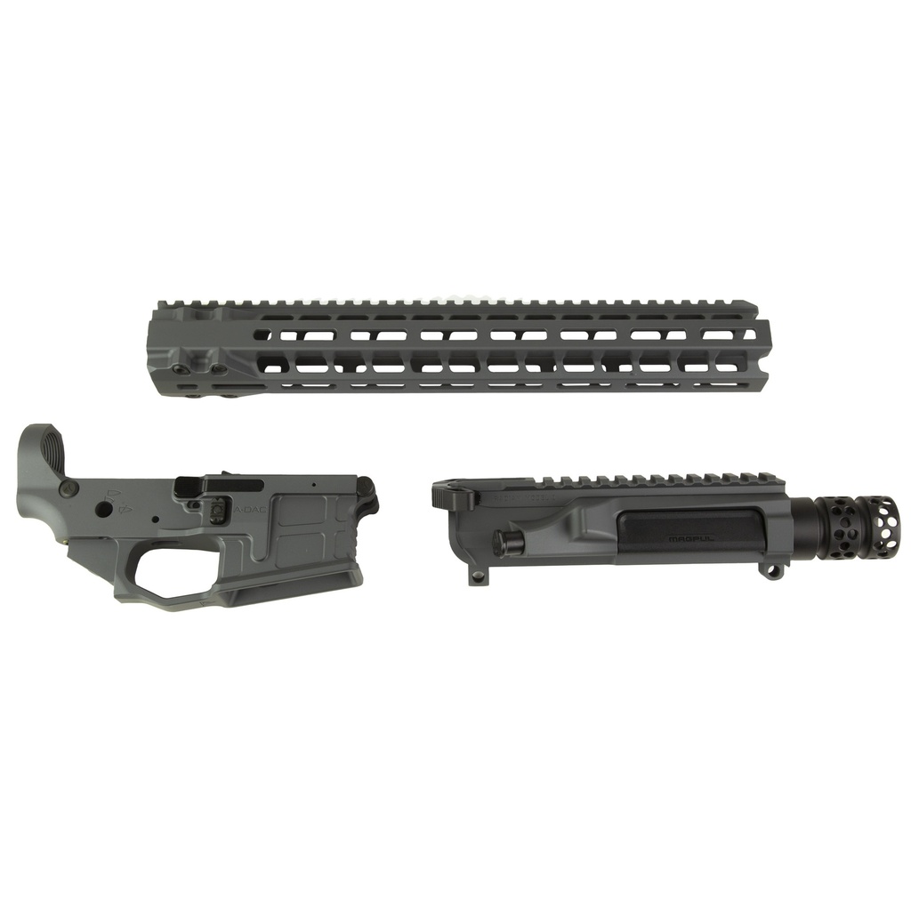 Radian Weapons Billet Upper/Lower Set 556 NATO 14" MLOK Ambi, Gray