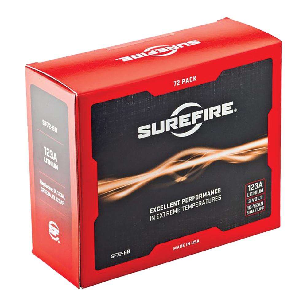 Surefire CR123A High Performance 3v Lithium 1500 mAh 12 Pack