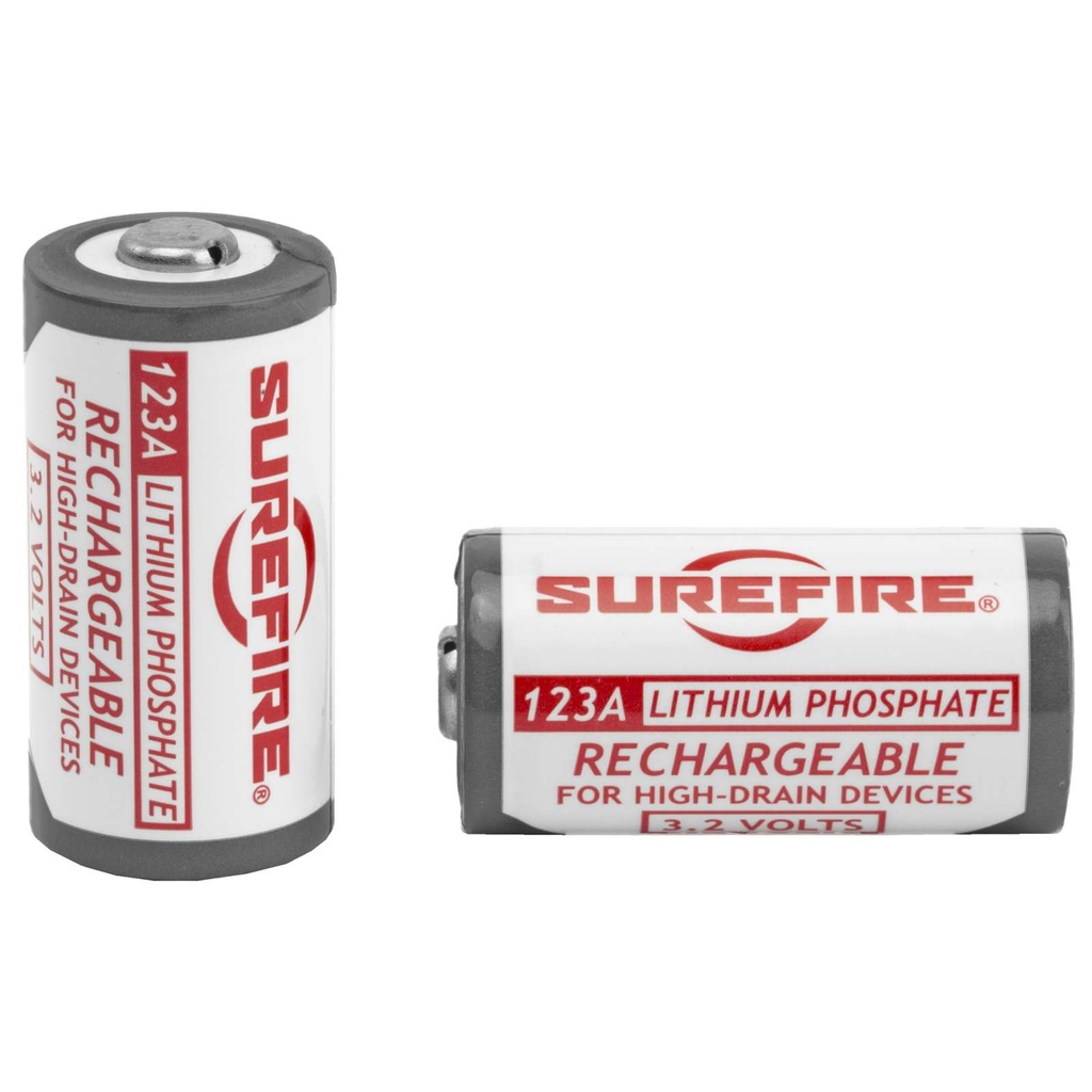 Surefire CR123A 3v Lithium 1550 mAh 2 Pack