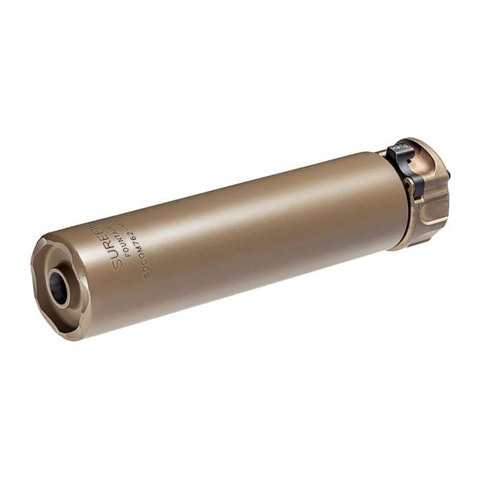 Surefire SOCOM Gen2 Mini 7.62mm Suppressor, Dark Earth