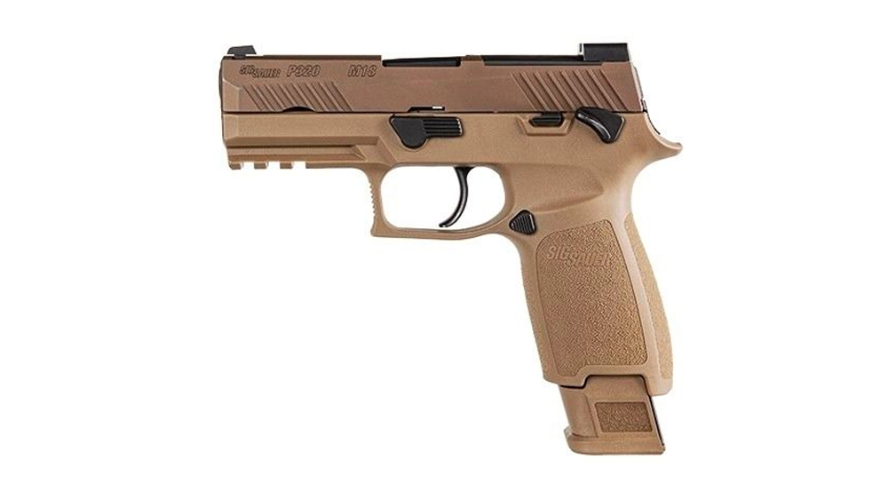 Sig Sauer P320 M18 9MM 3.9" 17/21 Round, Coyote