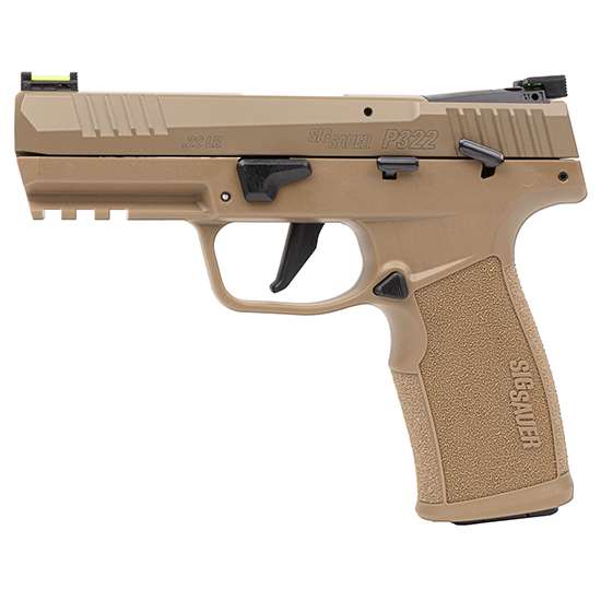 Sig Sauer P322 Tacpac 22LR 4" 20Rd Optic Ready Coyote