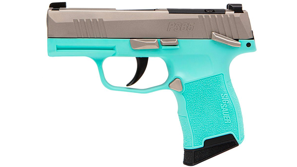 Sig Sauer P365 .380 ACP, 3.1" Barrel - Manual Safety, 10rd (Robins Egg Blue)