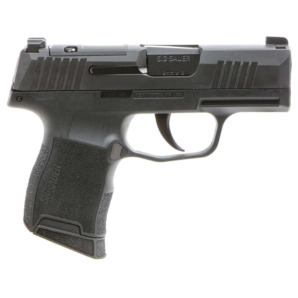 Sig Sauer P365 9mm 3.1" Optic Ready 10Rds 2 Mag Black