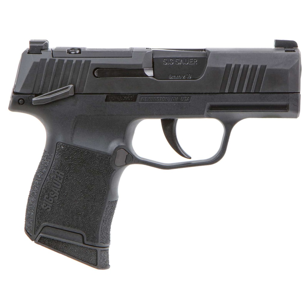 Sig Sauer P365 9mm 3.1" Manual Safety 10Rds 2 Mag Black