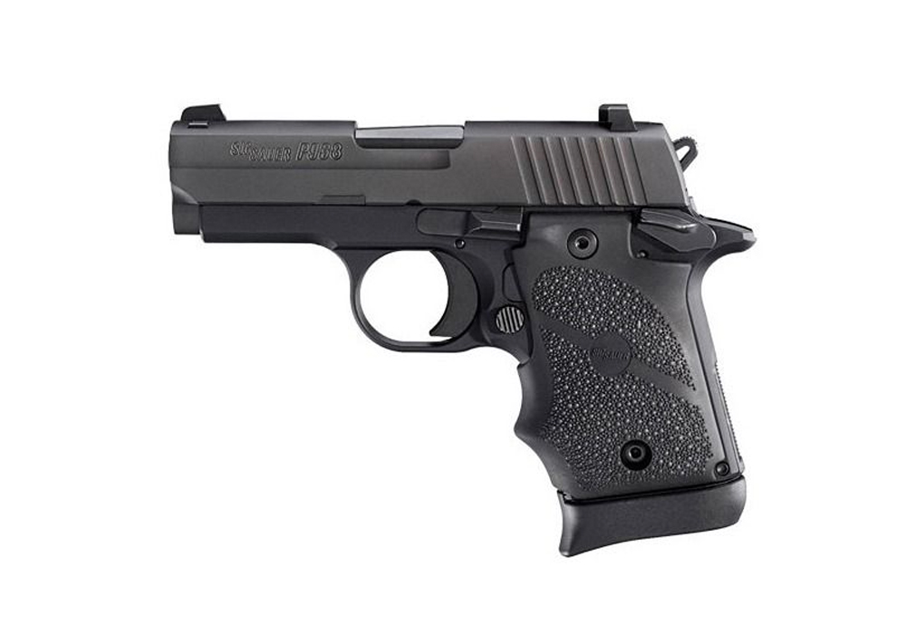 Sig Sauer P938 BRG 9MM 3" SAO 7 Rounds, Nitron Black