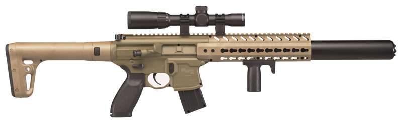 Sig Sauer MCX Air SCOPED FDE Pellet Airgun