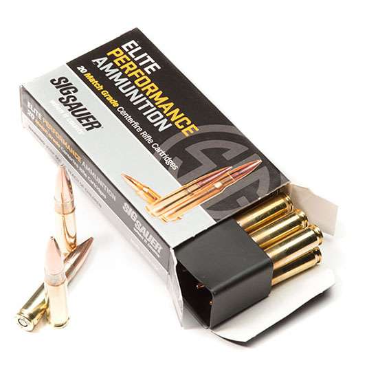 Sig Sauer E223M120 Elite Match Grade 223 Rem 77 gr Open Tip Match (OTM) 20 Bx/ 25 Cs