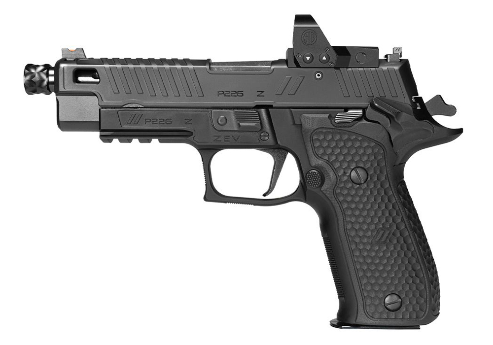 Sig Sauer P226 ZEV 9MM 4.9" DA/SA G10 15 Rounds, Black