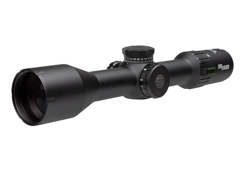 Sig Sauer Whiskey 6 3-18x44mm Rifle Scope SFP MOA Milling Reticle Black