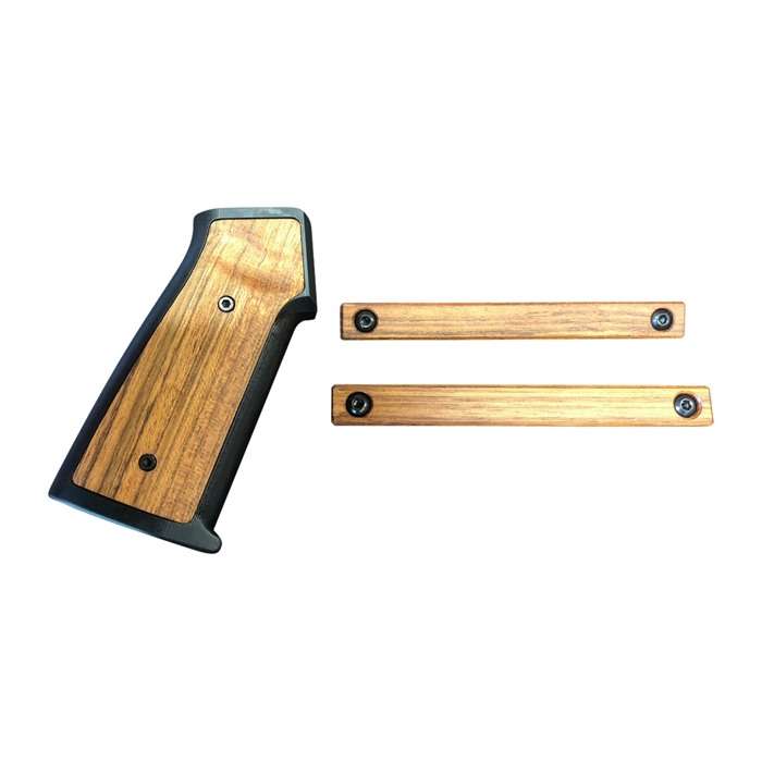 Sharps AR-15 Grip Set Brazilian Cherry Wood Mlok Rail Panels