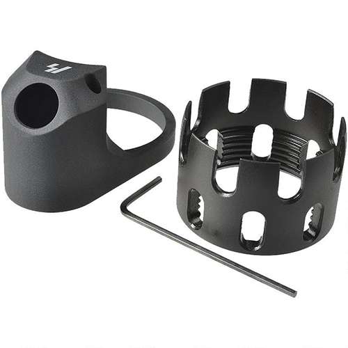 Strike AR Enhanced Castle Nut & Extended End Plate in Black